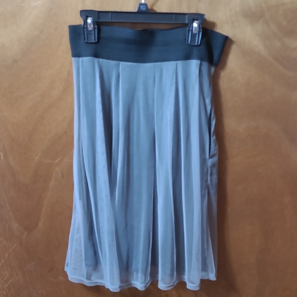 Elegant Black and Gray Women's Skirt